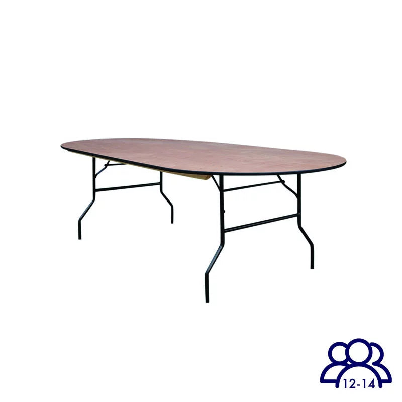 Oval Table 8ft x 4ft