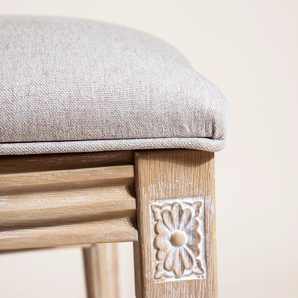 Limewash Louis Chair