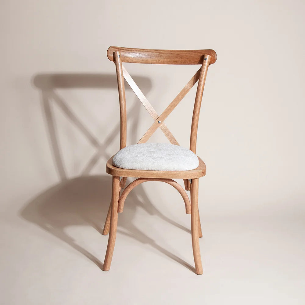 Light Oak Crossback Chair