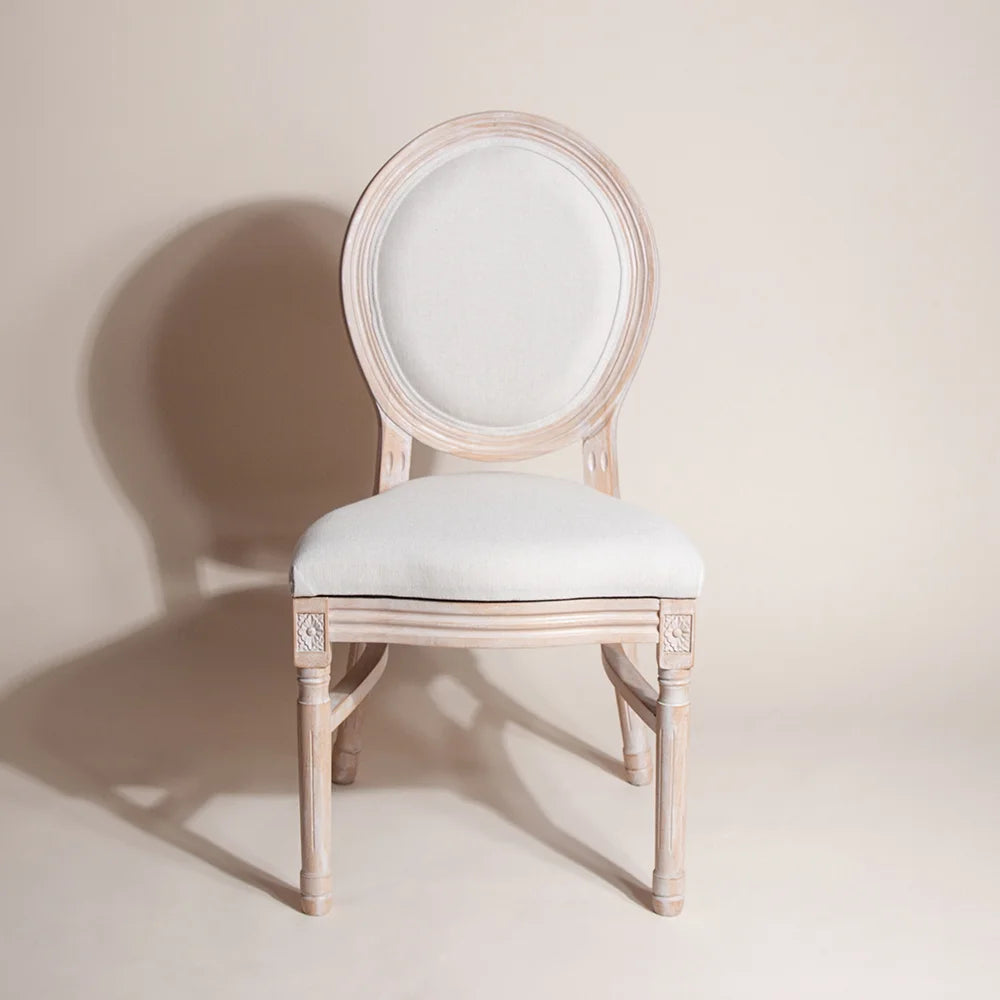 Limewash Louis Chair