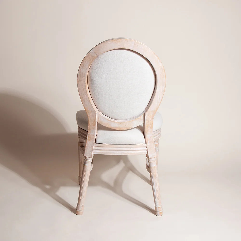 Limewash Louis Chair