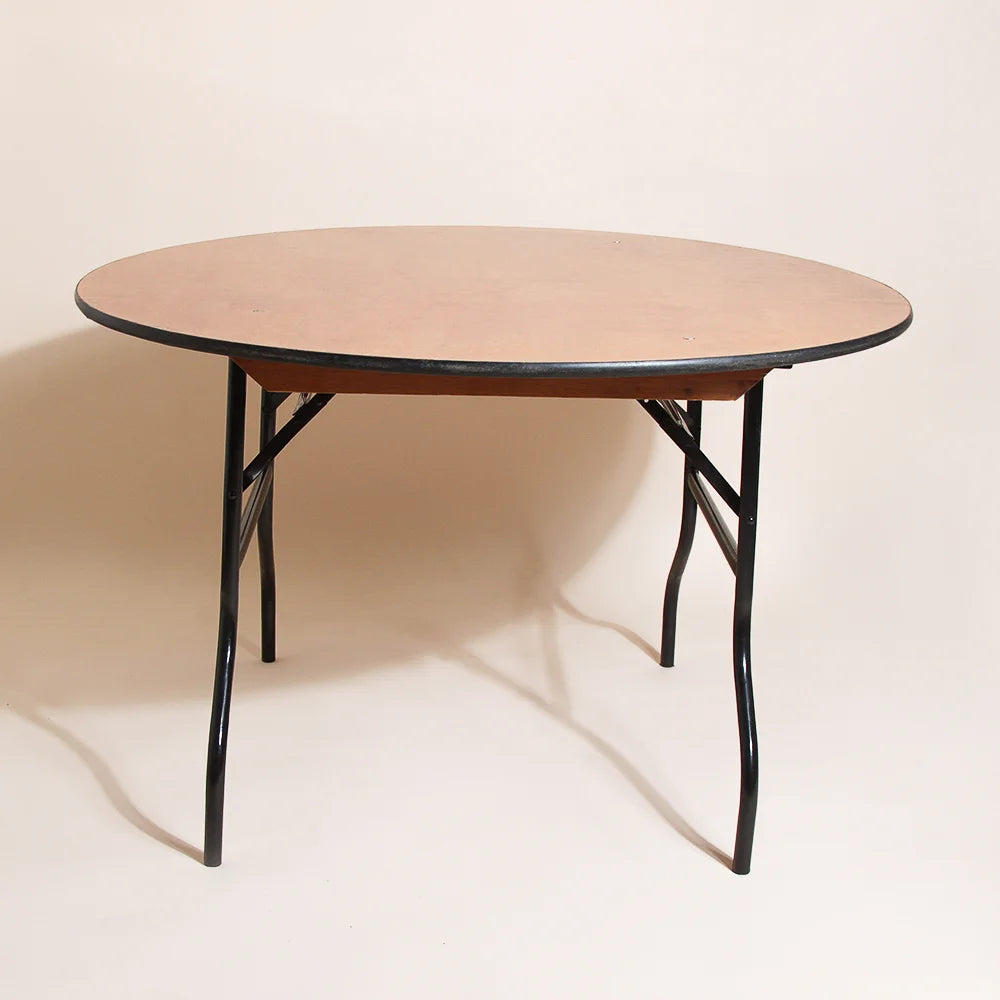 5ft 6" Round Folding Table