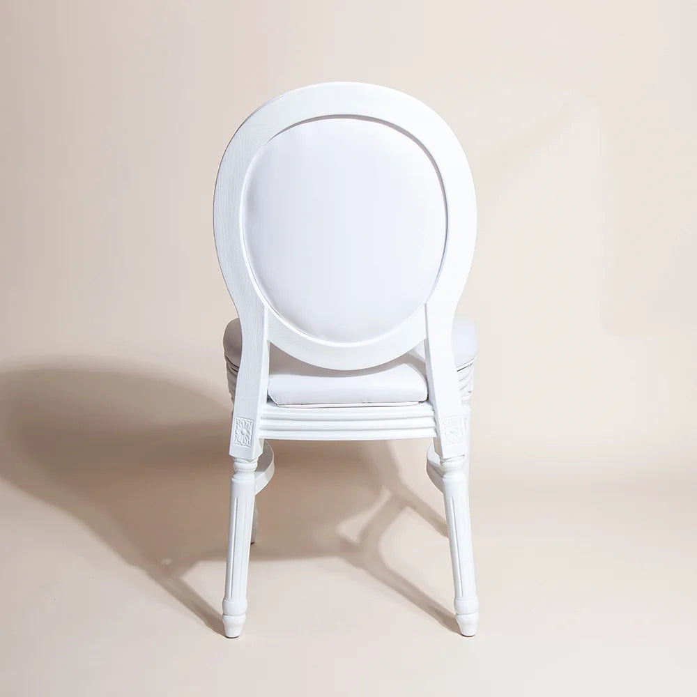 White Louis Chair