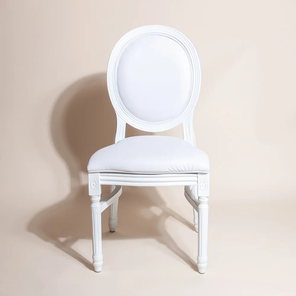White Louis Chair