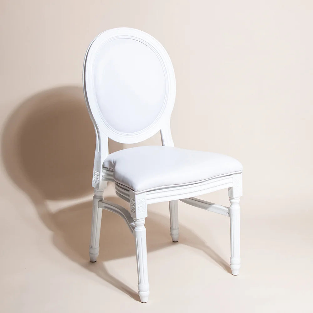 White Louis Chair