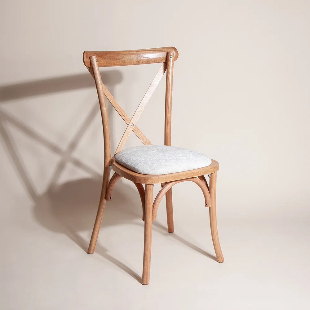 Light Oak Crossback Chair