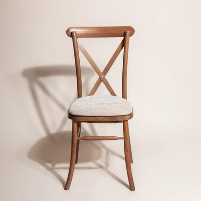 Lisa Crossback Chair - Tipi Brown
