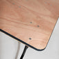 8ft x 2ft 6″ Rectangular Wooden Trestle Table